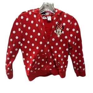 Polka Dot Mini-Ears Zip Up Hoodie